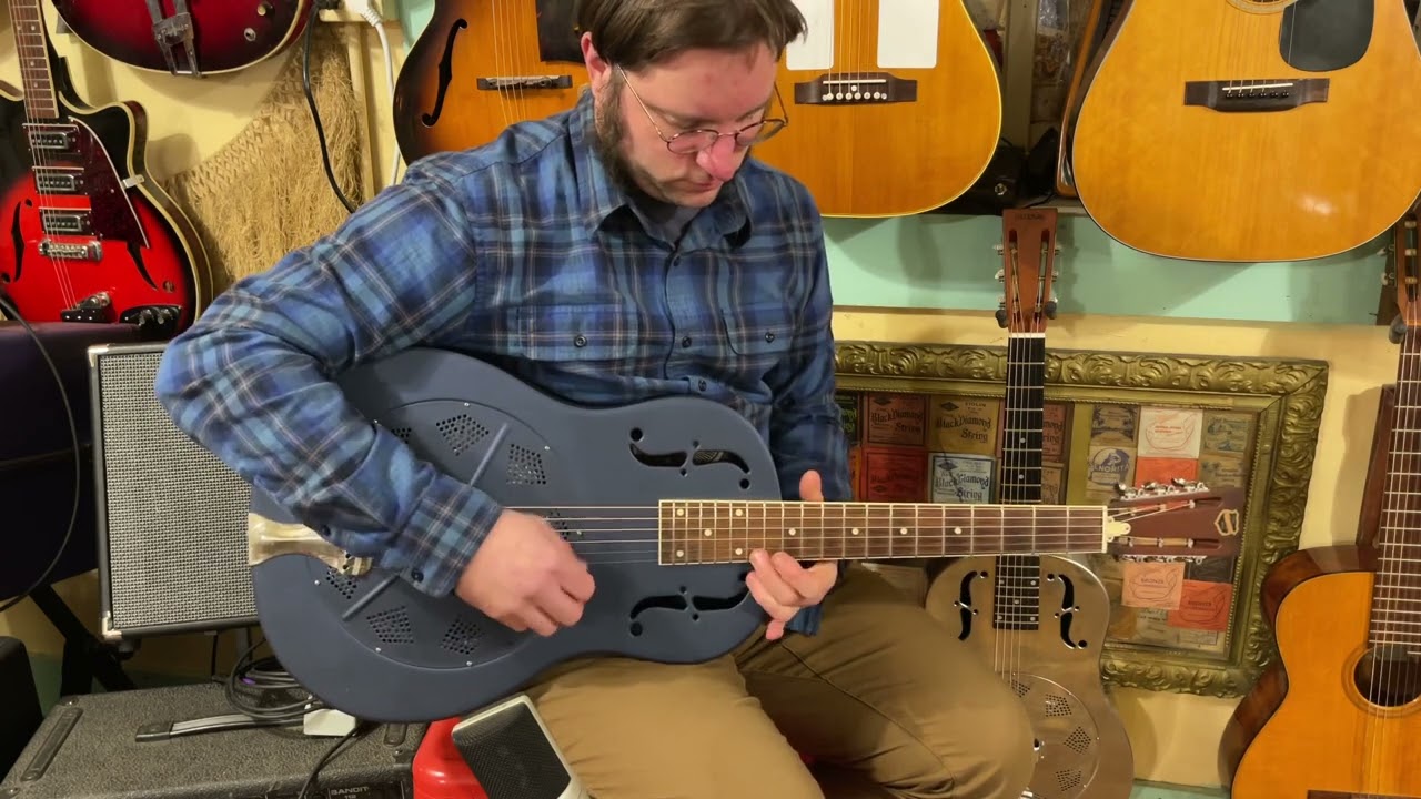 リゾネータギター National Delphi 1997年製 リゾネータギター