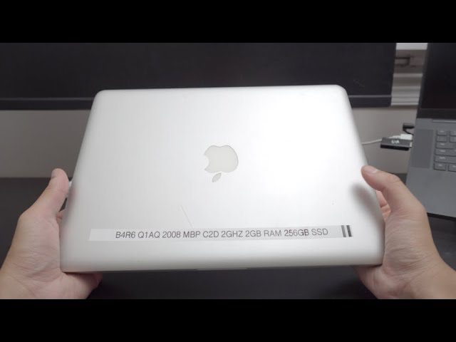 2008 MACBOOK ALUMINUM UNIBODY IN 2024!!! IS IT USABLE??? - YouTube