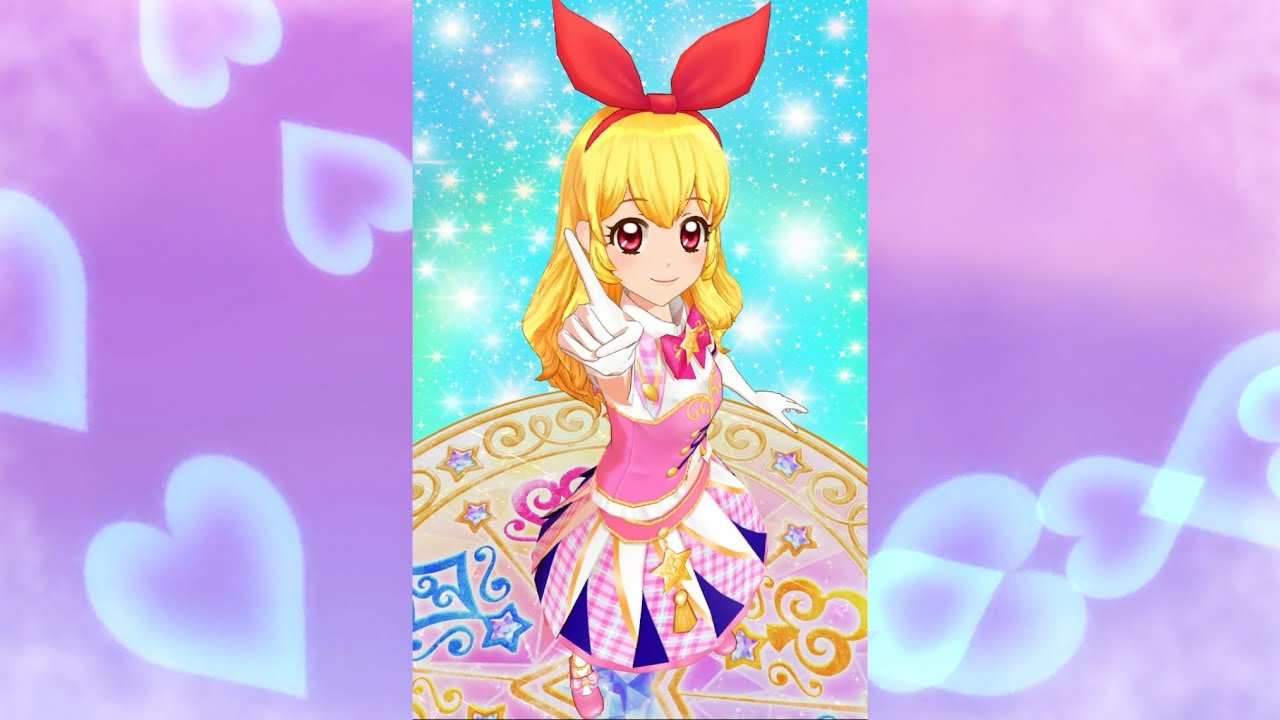 星宮いちご ハイピンクパレードコーデ アニメ柄 アイカツスターズ