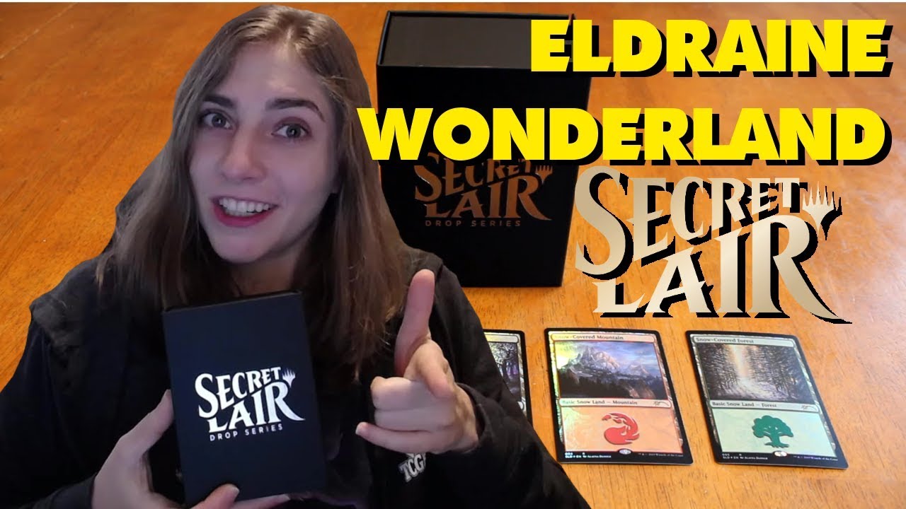 Secret Lair - Eldraine Wonderland Reveal and Unboxing with Amy the