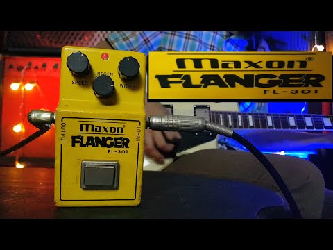 Maxon Flanger FL-301 | Pedal Test - YouTube