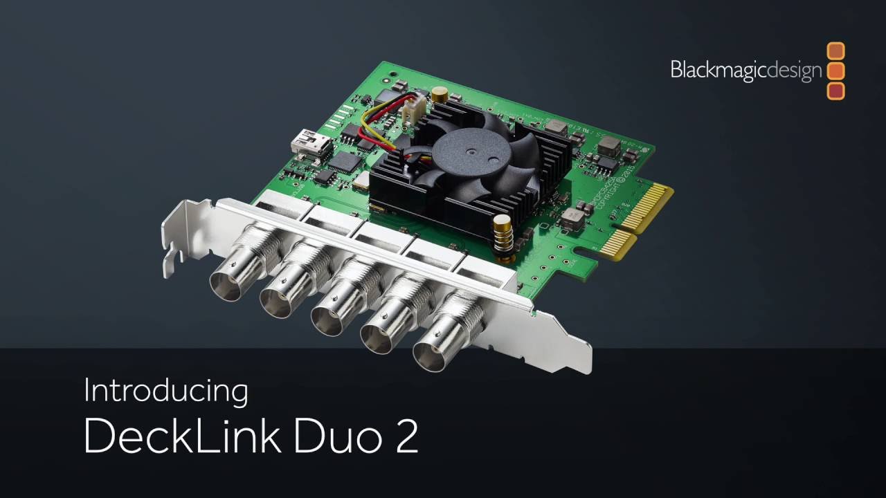 Introducing Decklink Duo 2 - YouTube