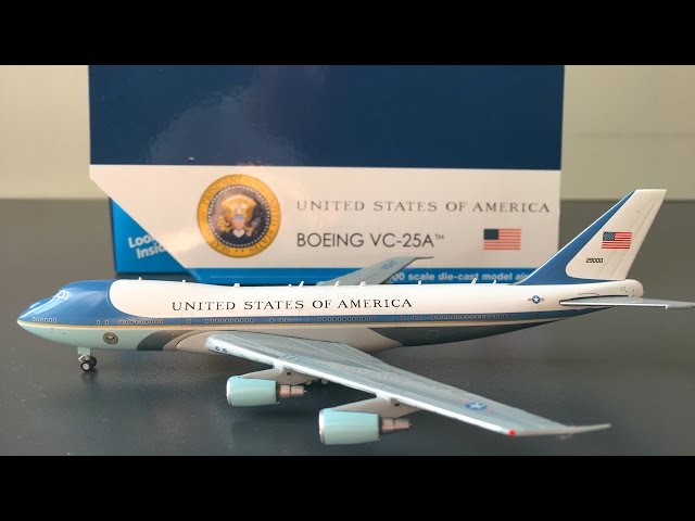 Gemini Jets 1:400 Air Force One Boeing VC-25A Unboxing and Review