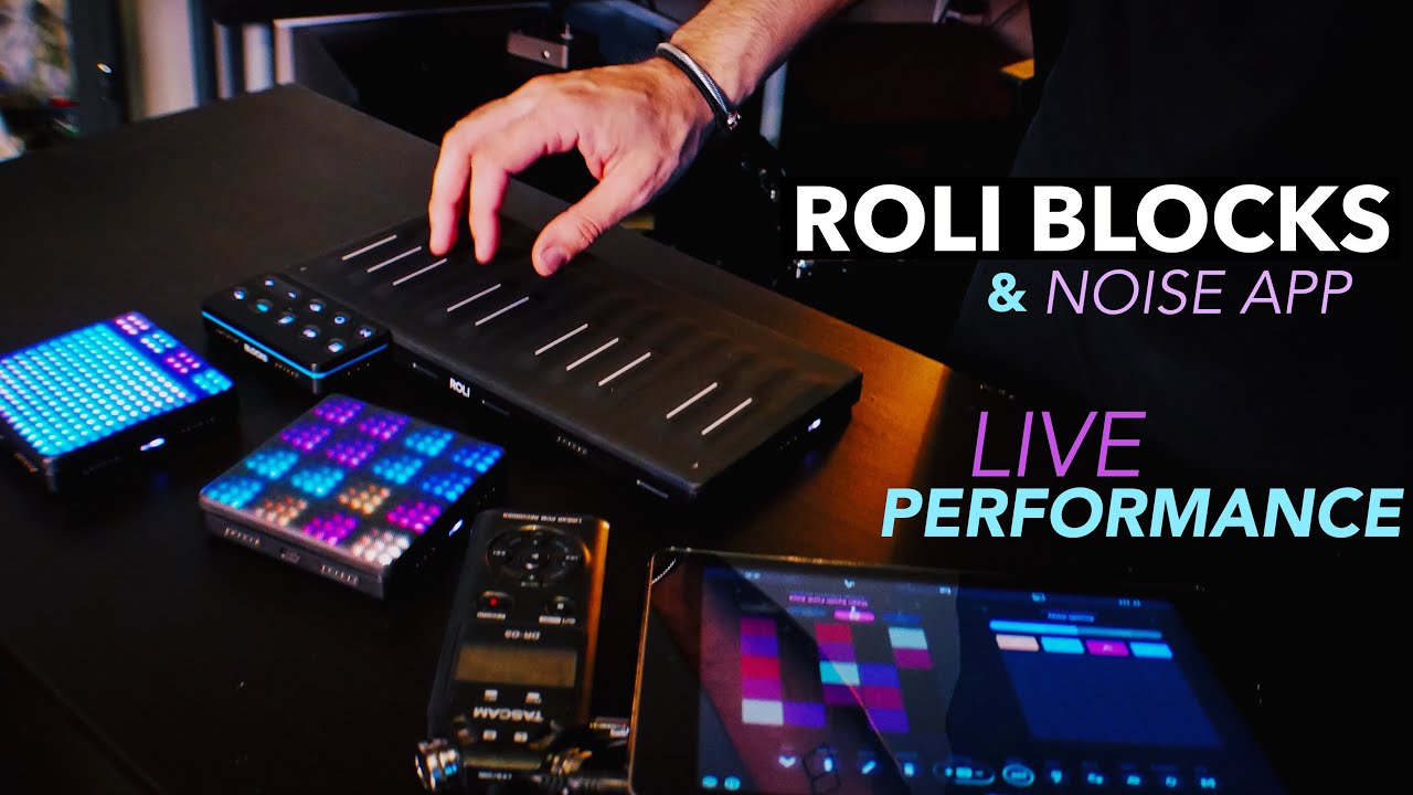 ROLI Blocks & Seaboard Block Live Ambient Dance Performance - YouTube