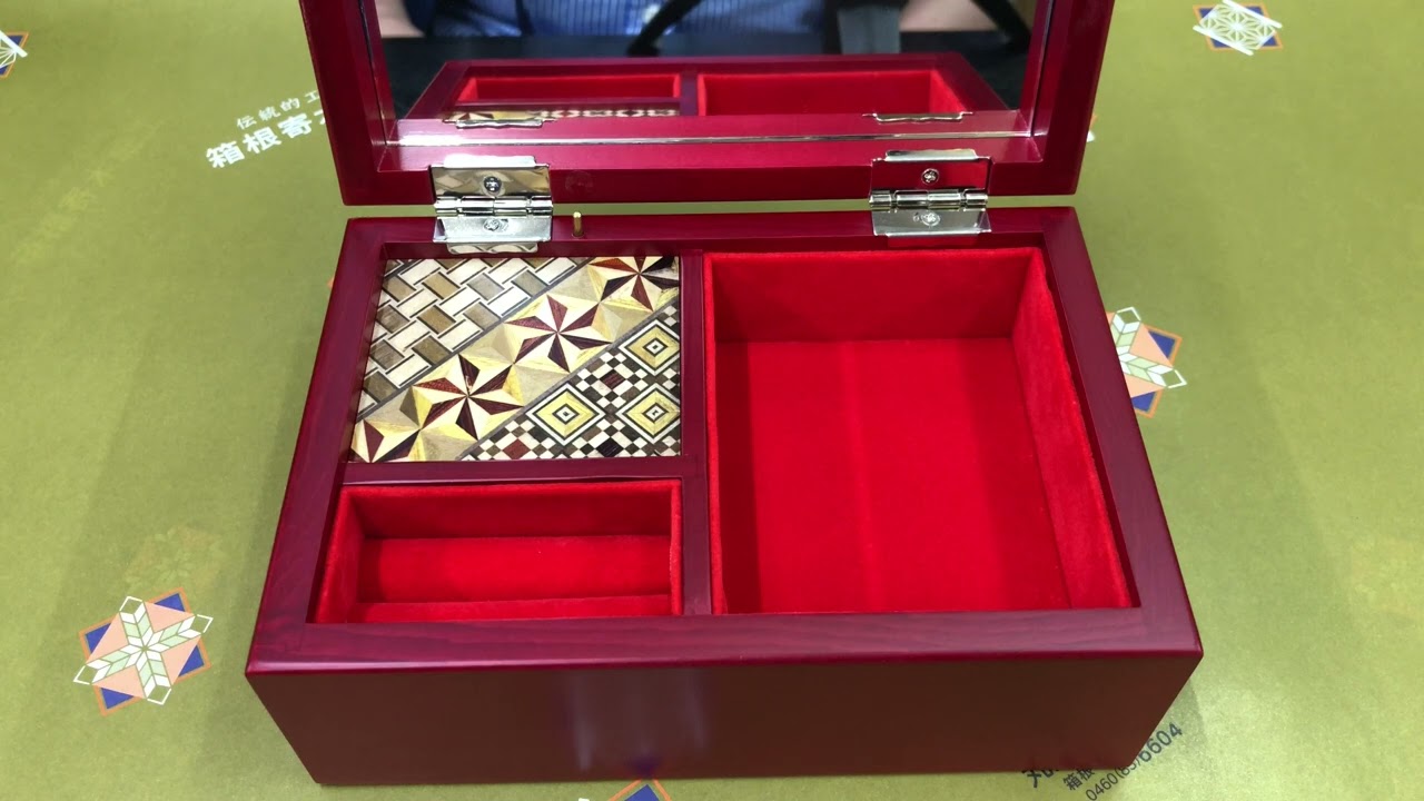 オルゴール堂会津塗宝石箱の栞星に願いを