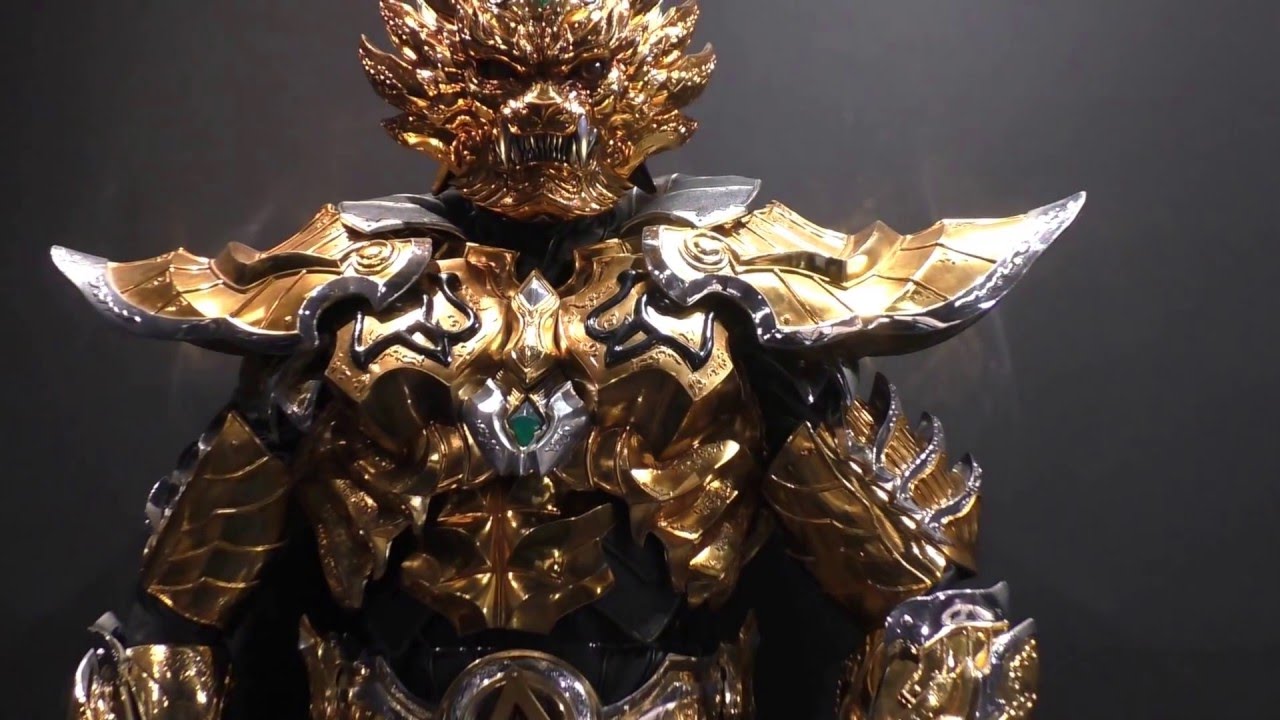 黄金騎士ガロ翔（道外流牙） ソフビ 牙狼 魔戒可動 黄金騎士 ガロ