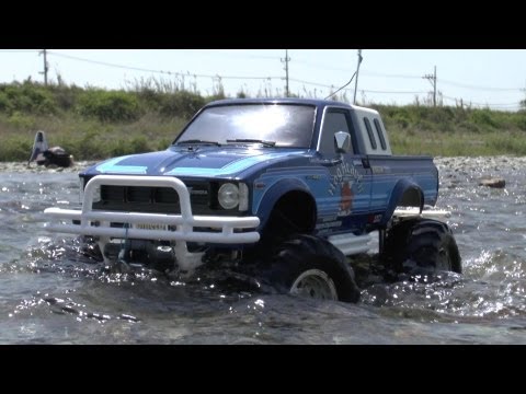 TAMIYA HILUX BRUISER Underwater Running タミヤハイラックス