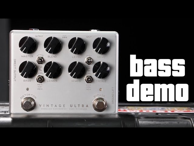 Darkglass Vintage Ultra Bass Demo - YouTube