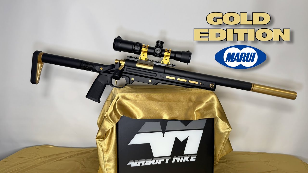Tokyo Marui VSR-ONE GOLD EDITION Airsoft Unboxing - YouTube