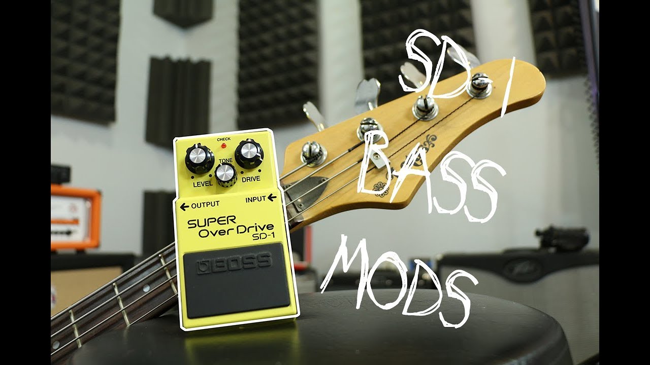 This one's for the Bassists Boss sd-1 mods for bass guitar