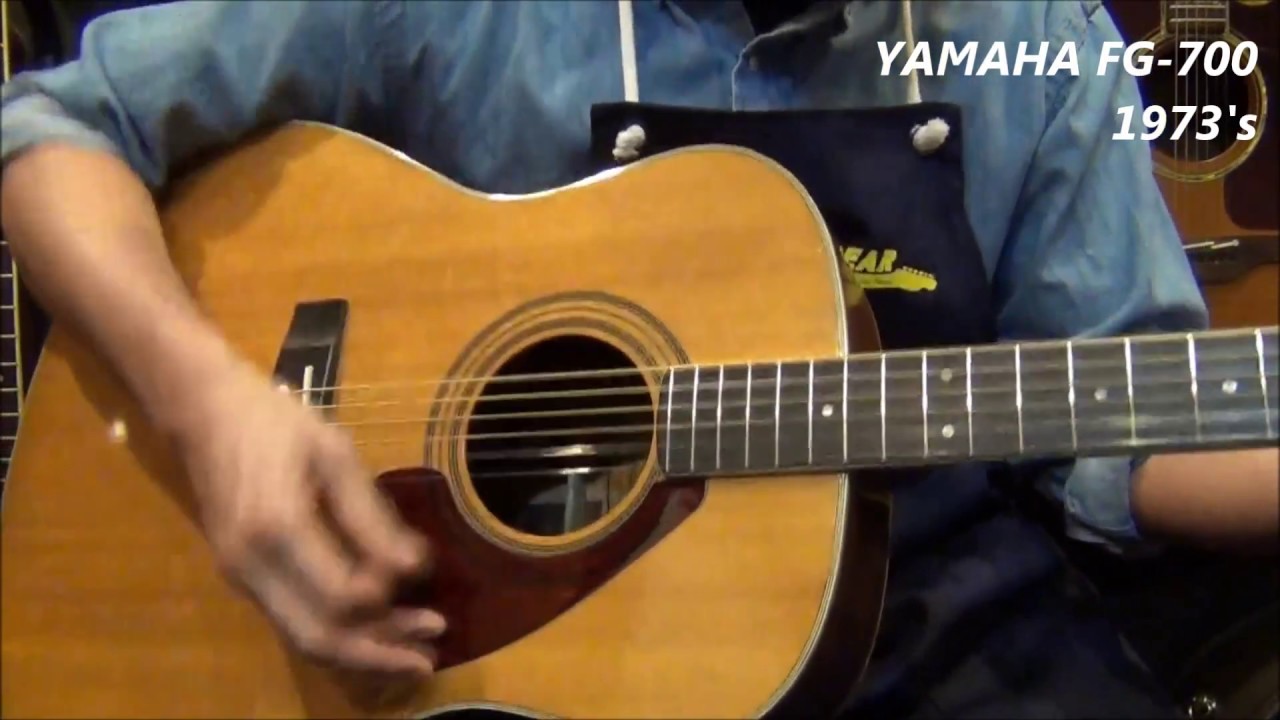 YAMAHA FG-700（昭和48年製）【オットリーヤ動画】 - YouTube