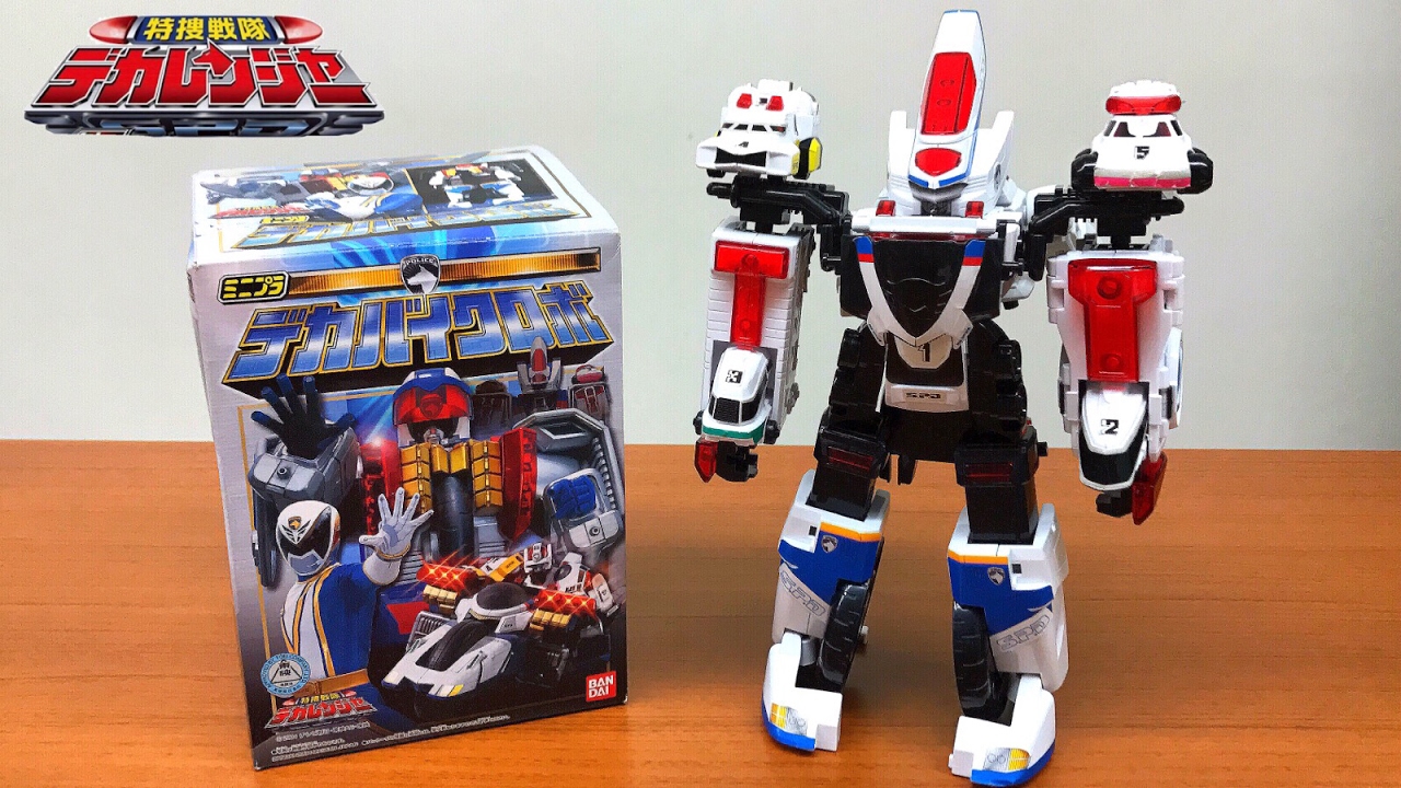 特捜戦隊デカレンジャー ミニプラ デカバイクロボ レビュー 組み立て