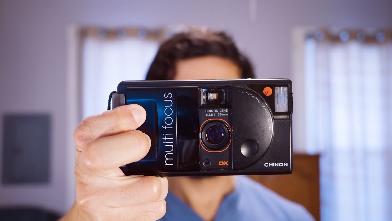 35mm compact camera: Chinon Auto 3001 - YouTube
