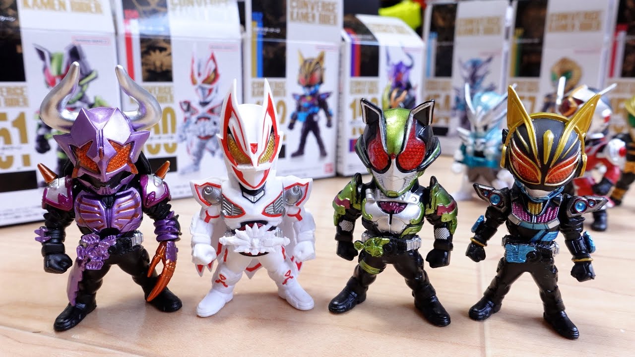 仮面ライダー コンバージ フィギュアセット レア 5体セット 遂に昭和