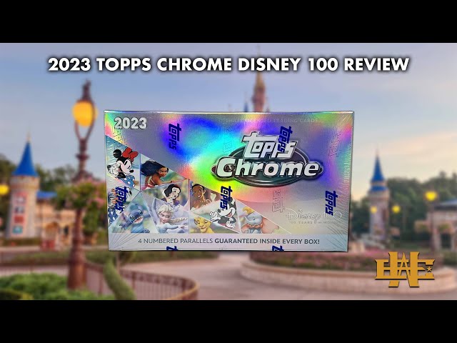 2023 Topps Chrome Disney 100 Review - YouTube