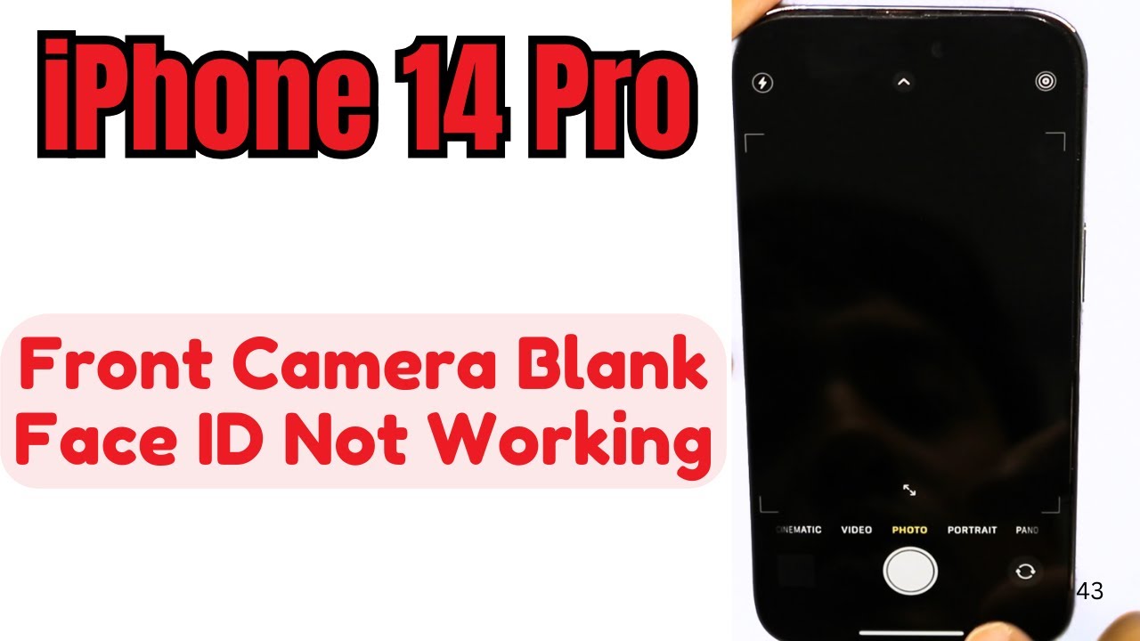 iPhone 14 Pro Front Camera & FaceID Not Working | iPhone 14 Selfie