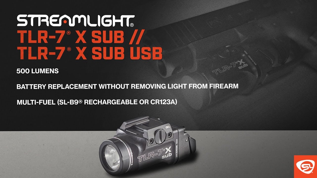 TLR-7® X sub | Rechargeable Rail-Mounted Light | Streamlight®
