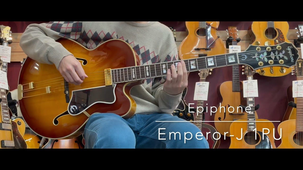 Epiphone Emperor W/PU ナチュラル 年式不明 Epiphone Emperor W/PU