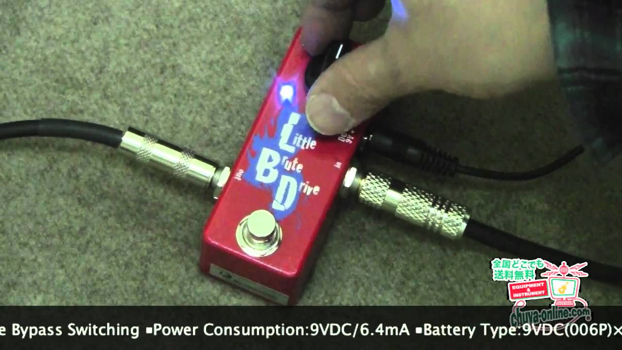 試奏動画】E.W.S. Little Brute Drive ギターエフェクター - YouTube