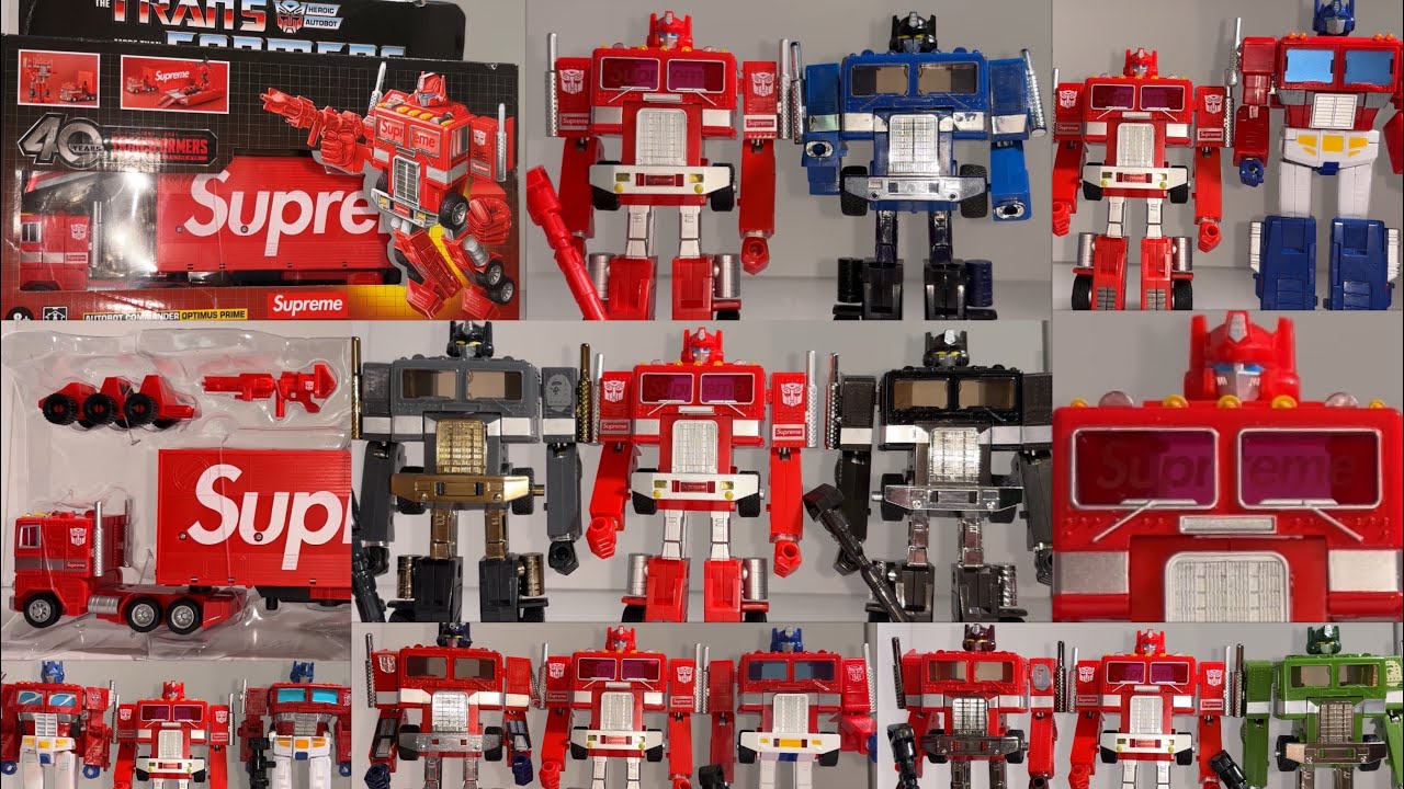 Supreme x Transformers G1 Optimus