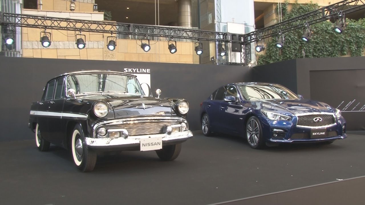 Nissan celebrates Skyline's 60th anniversary with 13 successive