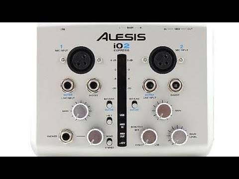 Alesis io2 usb audio interface | Alesis io2 | Alesis - YouTube