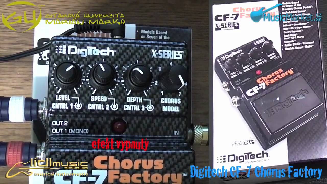 DigiTech CF-7 Chorus Factory - What To Know & Where To Buy