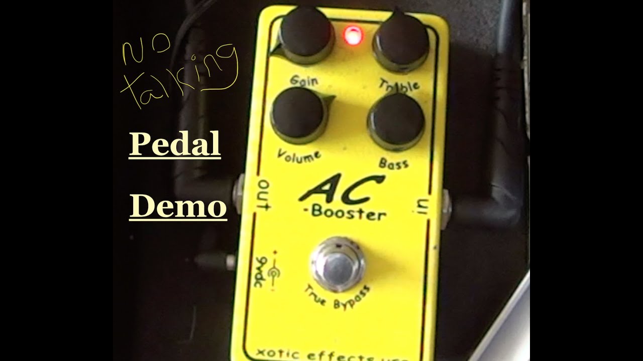 Favourite Guitar Pedal: Xotic AC Booster DEMO (Mesa Boogie Studio