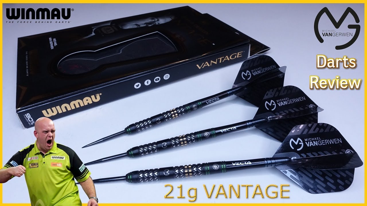Winmau MVG Design VANTAGE Darts Review - Michael van Gerwen - YouTube