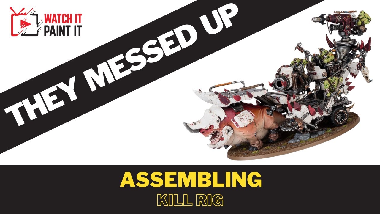 They messed up! Warhammer 40k | Ork Kill Rig | Assembly Part 1/2