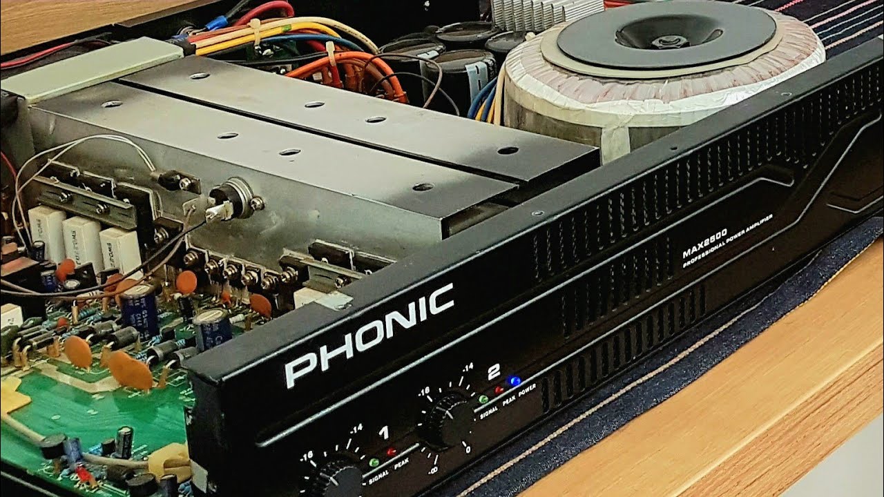 PHONIC MAX 2500 | High Power Audio Amplifier | Inside Look After