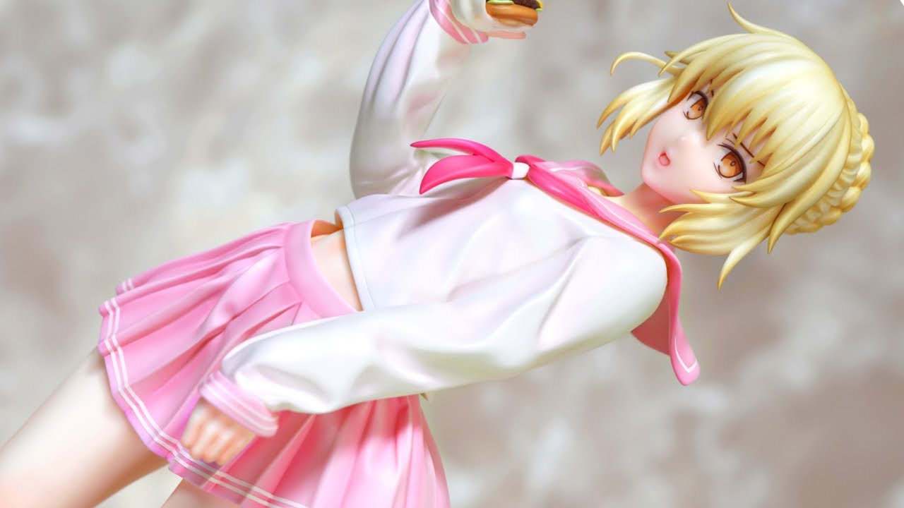 FGO 塗装済み完成品ガレージキット マシュ ギルガメッシュ アルトリア