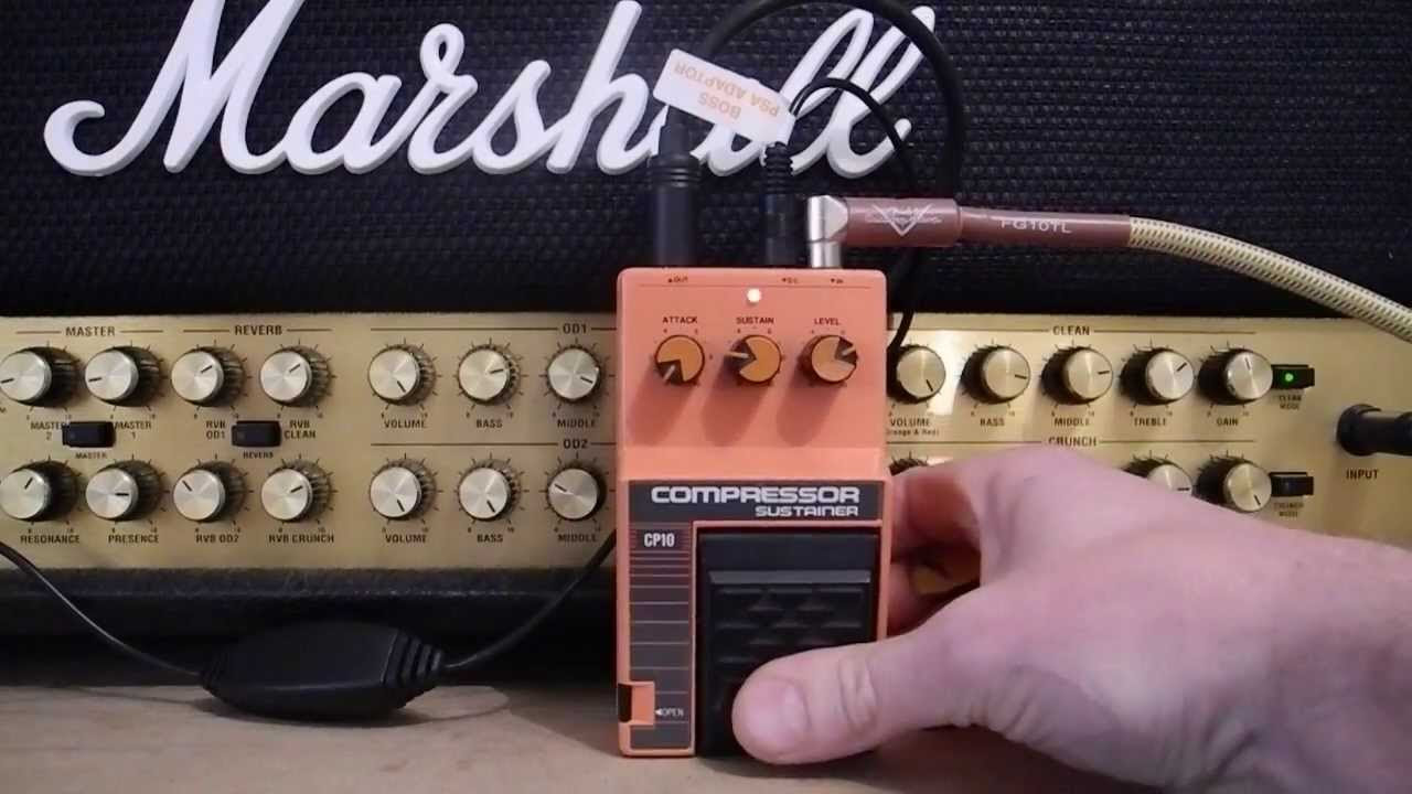 Vintage MIJ Ibanez CP10 Compressor Sustainer - YouTube