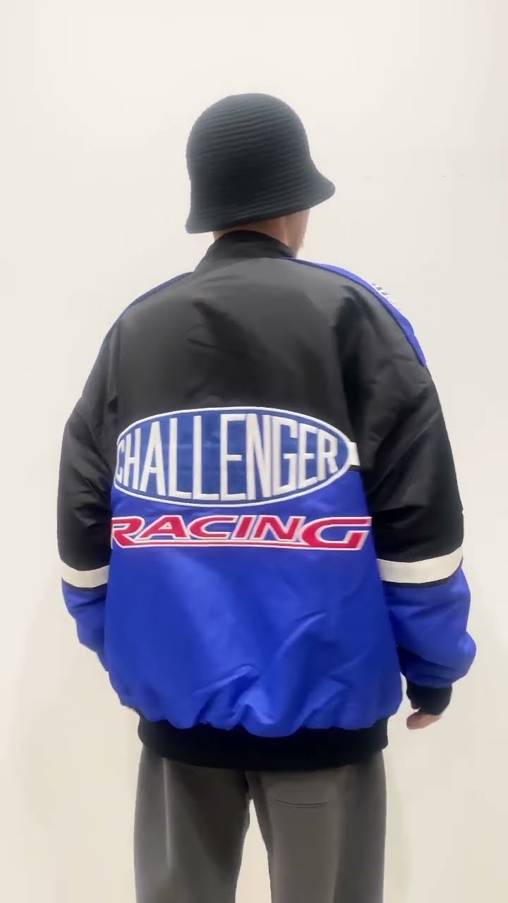 2023.12.8】CHALLENGER / CMC RACING JACKET -Blue×Black- - YouTube