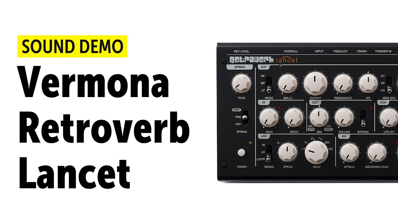 DTM・DAW VERMONA Retroverb lancet Retroverb Lancet - VERMONA