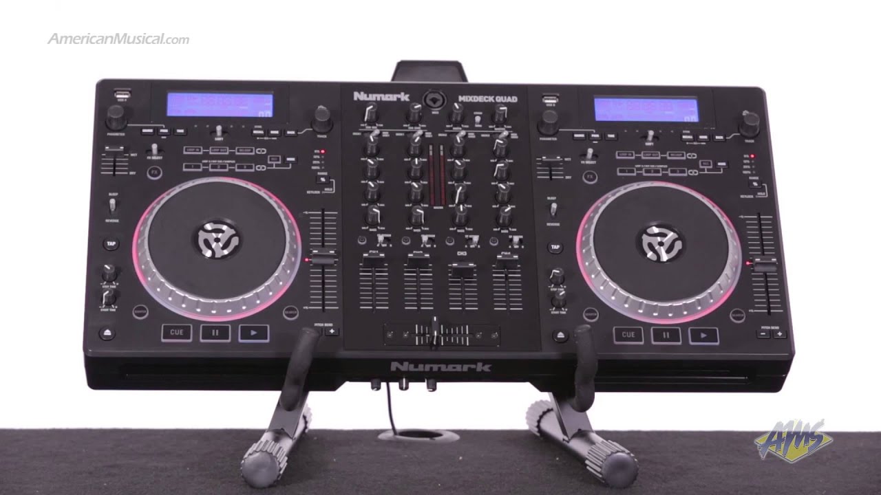 Numark Mixdeck Quad Universal DJ System - Numark Mixdeck Quad