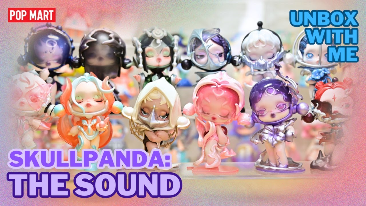 POP MART】SKULLPANDA: THE SOUND | FULL SET UNBOXING (4K) - YouTube