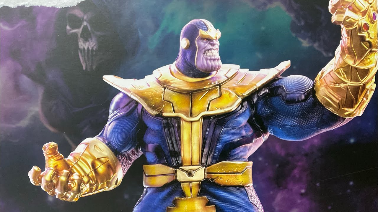Thanos 1:10 Scale Deluxe Statue by Iron Studios - YouTube