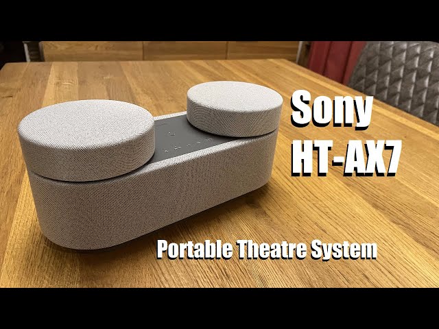 Sony HT-AX7 Portable Theatre System Review - Awesome Concept - YouTube