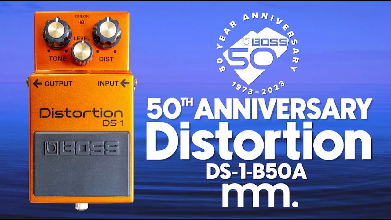MusicMaker Presents - BOSS 50th ANNIVERSARY DISTORTION DS-1-B50A‬