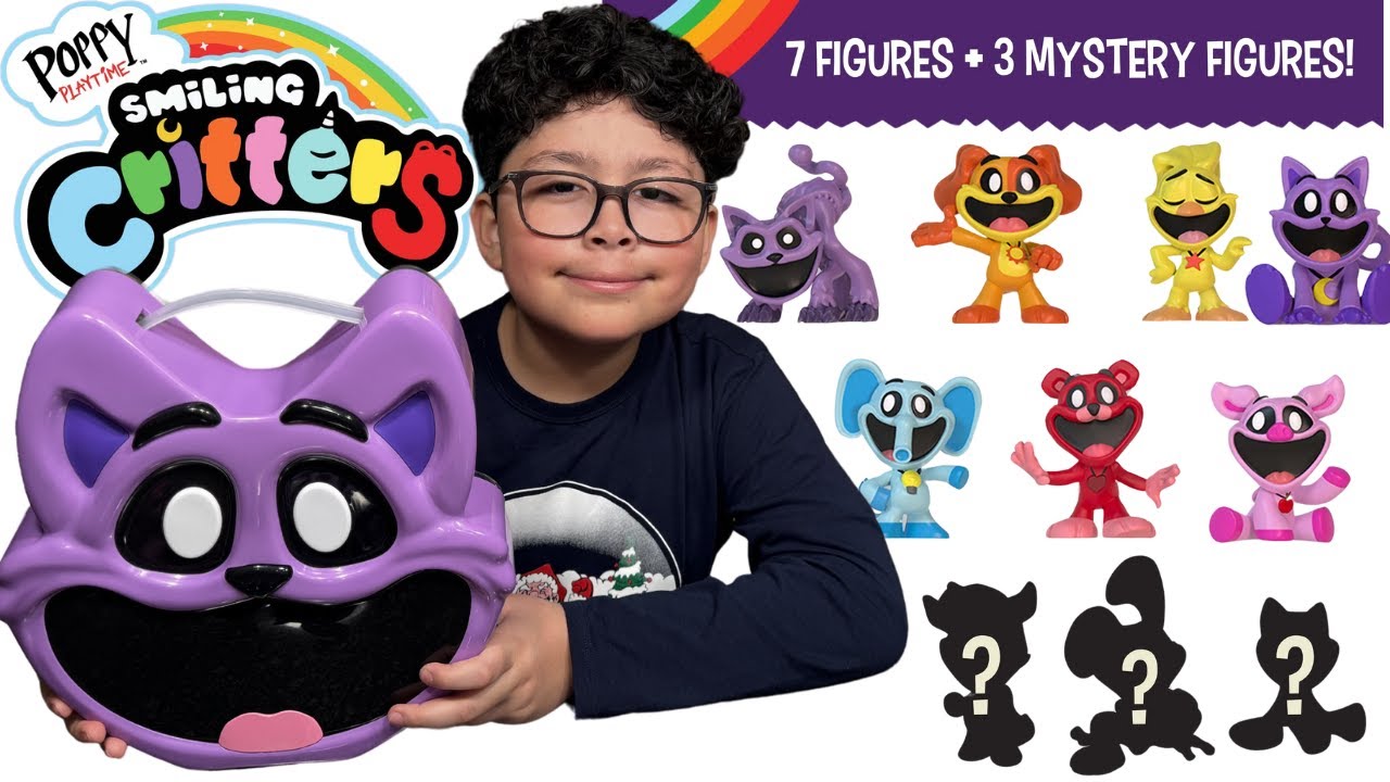 POPPY PLAYTIME CatNap Smiling Critters Mini figure 10-Pack (Series