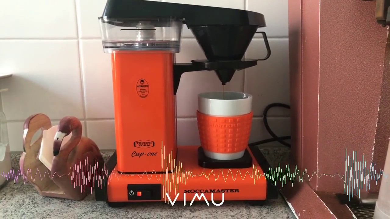 The orange Moccamaster Cup-One sounds great with Vimu - YouTube