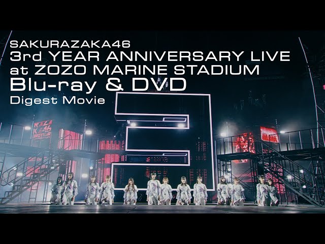 櫻坂46 LIVE Blu-ray & DVD『3rd YEAR ANNIVERSARY LIVE at ZOZO
