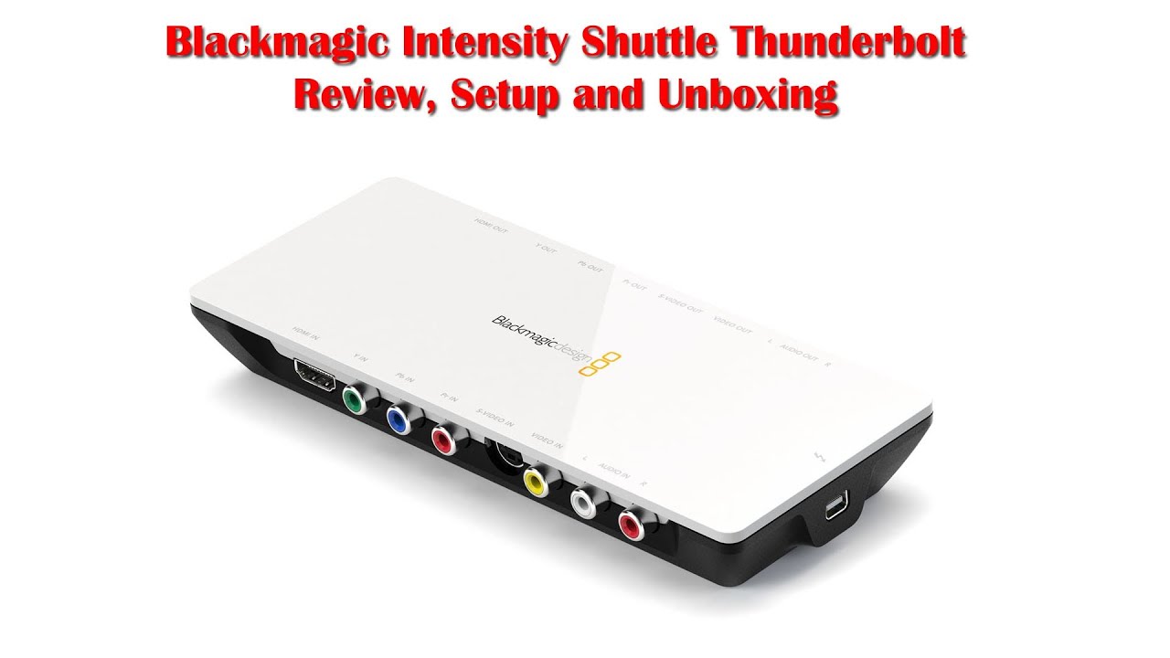 Blackmagic Cameras Blackmagic Design Intensity Shuttle For