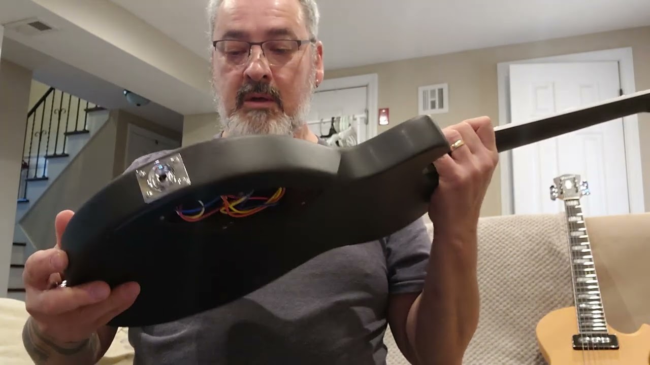 美品 Grote LP Style レスポールタイプ シースルーブルー トラ杢 美品