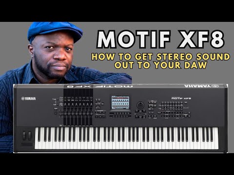 Yamaha Motif XF8 - How to Record to a DAW in Stereo with an Audio