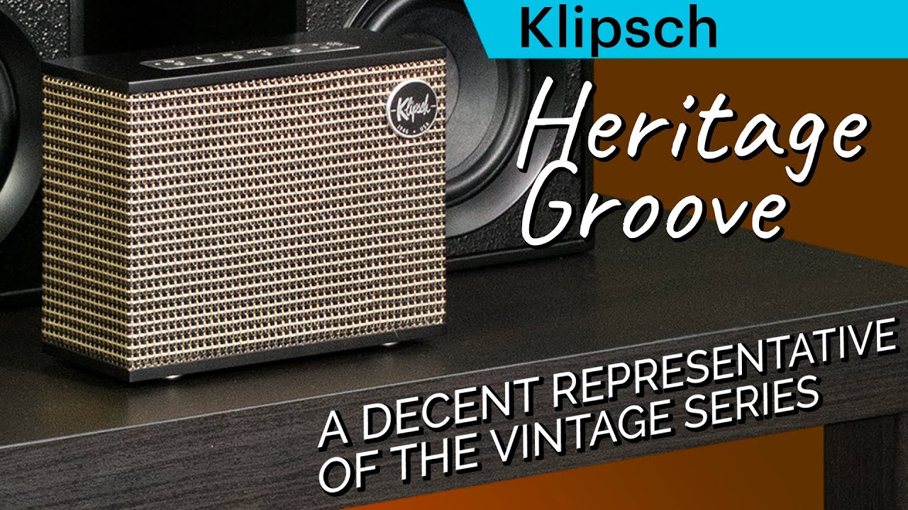 Klipsch Heritage Groove. A vintage but wireless speaker made of
