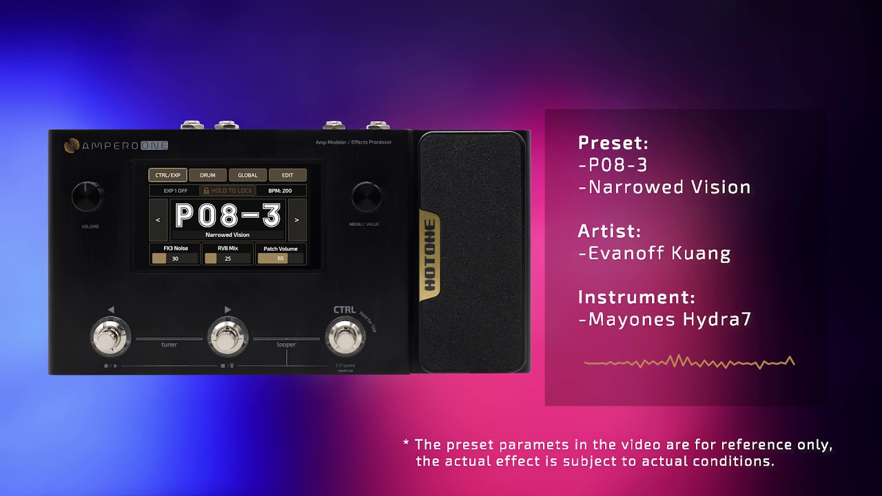 HOTONE | AMPERO ONE | マルチ・エフェクター | 製品情報