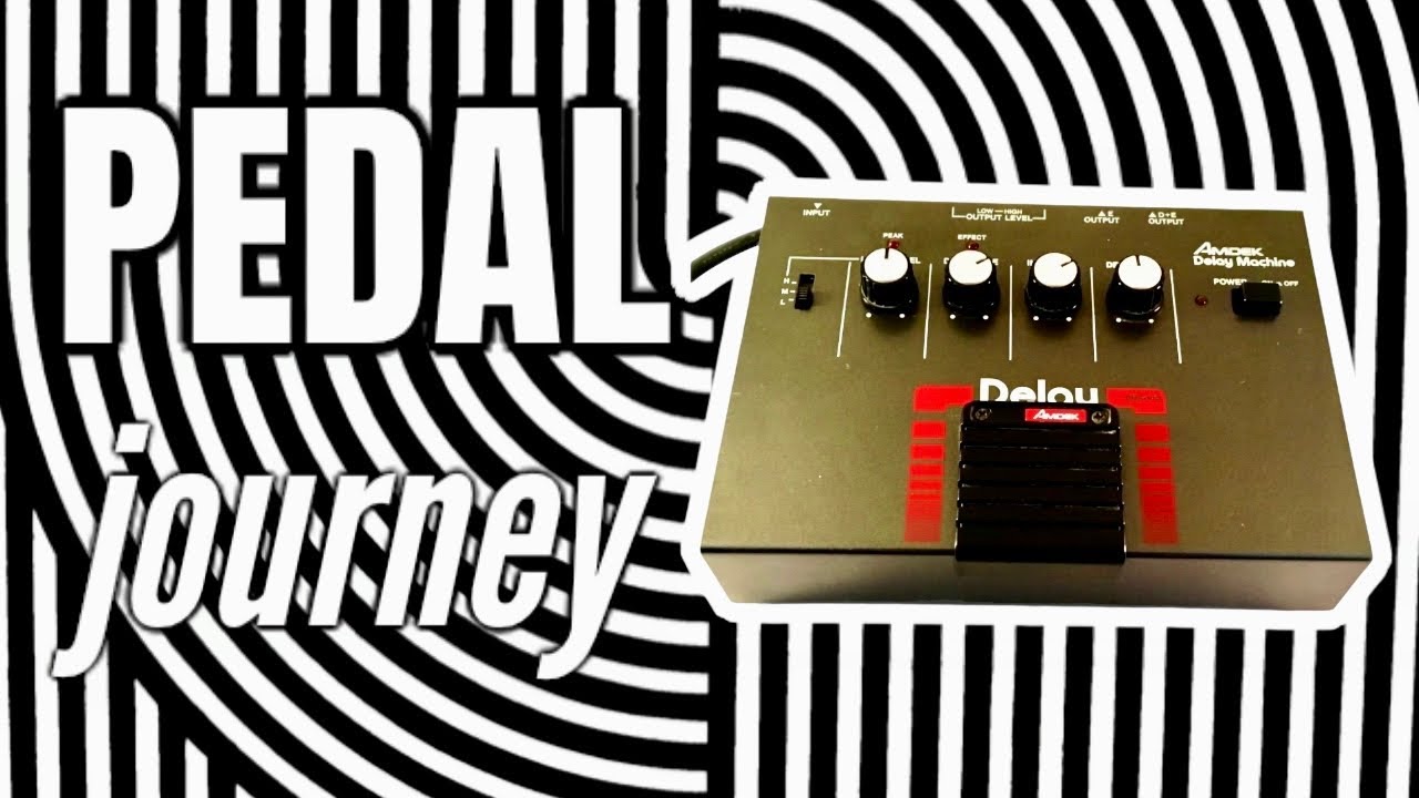 Amdek DMK-100 Delay Machine Demo Roland Boss Vintage - YouTube
