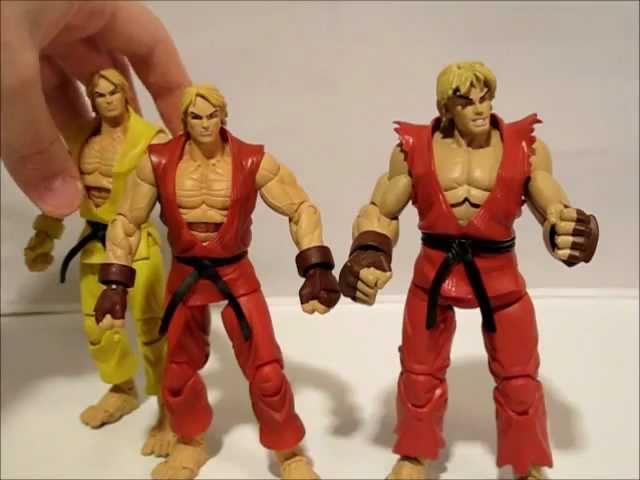 SOTA Street Fighter KEN MASTERS Action Figure Video Review - YouTube